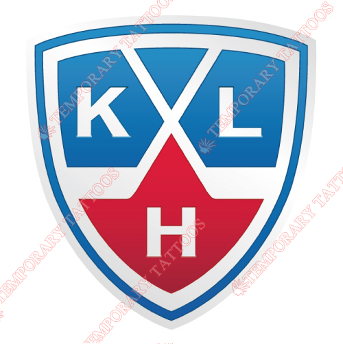 Kontinental Hockey League Customize Temporary Tattoos Stickers NO.7262